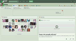 Desktop Screenshot of kimsly.deviantart.com