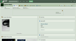 Desktop Screenshot of electro-patch.deviantart.com