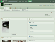 Tablet Screenshot of electro-patch.deviantart.com