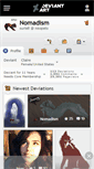 Mobile Screenshot of nomadism.deviantart.com