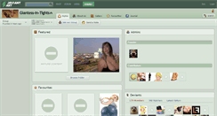 Desktop Screenshot of giantess-in-tights.deviantart.com