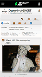 Mobile Screenshot of doom-in-a-skort.deviantart.com