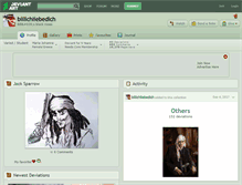 Tablet Screenshot of billichliebedich.deviantart.com