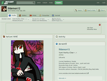 Tablet Screenshot of lildemon12.deviantart.com