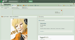 Desktop Screenshot of katmonkey.deviantart.com