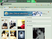 Tablet Screenshot of albertogerson.deviantart.com