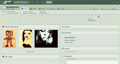 Desktop Screenshot of janinejericho.deviantart.com