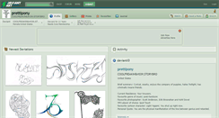 Desktop Screenshot of prettipony.deviantart.com