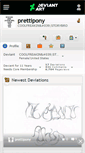 Mobile Screenshot of prettipony.deviantart.com