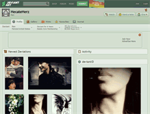 Tablet Screenshot of hecateherz.deviantart.com