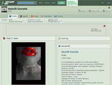 Tablet Screenshot of moonlit-grave66.deviantart.com