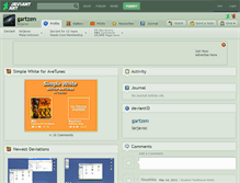Tablet Screenshot of gartzen.deviantart.com