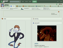 Tablet Screenshot of philob.deviantart.com