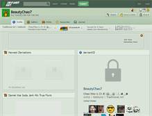 Tablet Screenshot of beautychao7.deviantart.com