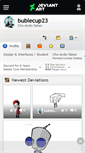 Mobile Screenshot of bublecup23.deviantart.com
