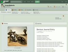 Tablet Screenshot of greenbatavia.deviantart.com