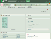 Tablet Screenshot of corivscori.deviantart.com