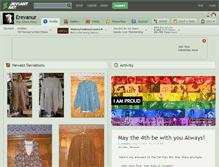 Tablet Screenshot of erevanur.deviantart.com