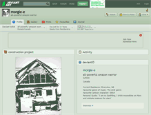 Tablet Screenshot of morgie-e.deviantart.com