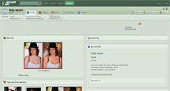 Desktop Screenshot of lady-azure.deviantart.com