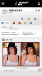 Mobile Screenshot of lady-azure.deviantart.com