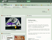 Tablet Screenshot of harui.deviantart.com