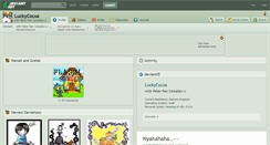 Desktop Screenshot of luckycocoa.deviantart.com