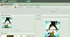 Desktop Screenshot of caleb-x-cornelia.deviantart.com