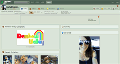 Desktop Screenshot of katiedickson.deviantart.com