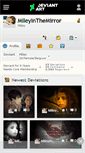 Mobile Screenshot of mileyinthemirror.deviantart.com