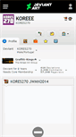Mobile Screenshot of koreee.deviantart.com