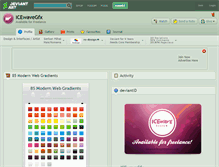 Tablet Screenshot of icewavegfx.deviantart.com