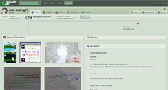 Desktop Screenshot of cute-asian-girl.deviantart.com