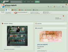 Tablet Screenshot of princess-katie90.deviantart.com