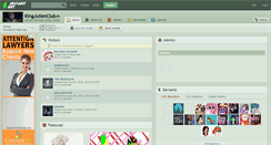 Desktop Screenshot of kingjulienclub.deviantart.com