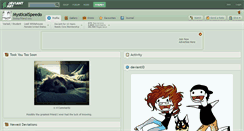 Desktop Screenshot of mysticalspeedo.deviantart.com