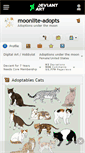 Mobile Screenshot of moonlite-adopts.deviantart.com