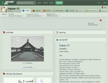 Tablet Screenshot of hakase-15.deviantart.com