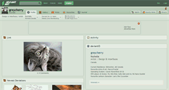 Desktop Screenshot of greycherry.deviantart.com