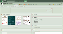 Desktop Screenshot of lightbladesonic1752.deviantart.com