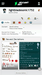 Mobile Screenshot of lightbladesonic1752.deviantart.com