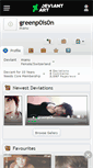 Mobile Screenshot of greenp0is0n.deviantart.com