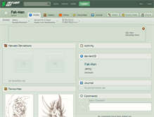 Tablet Screenshot of fak-man.deviantart.com