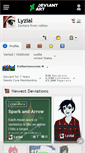 Mobile Screenshot of lyzial.deviantart.com