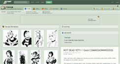 Desktop Screenshot of cocoya.deviantart.com