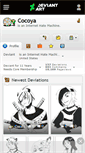 Mobile Screenshot of cocoya.deviantart.com