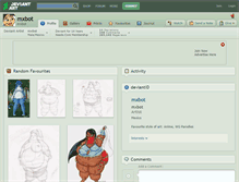 Tablet Screenshot of mxbot.deviantart.com