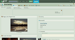 Desktop Screenshot of anne-darling.deviantart.com