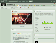 Tablet Screenshot of da-romance.deviantart.com