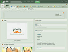 Tablet Screenshot of caliri.deviantart.com